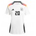 Camiseta Alemania Benjamin Henrichs #20 Primera Equipación Eurocopa 2024 manga corta